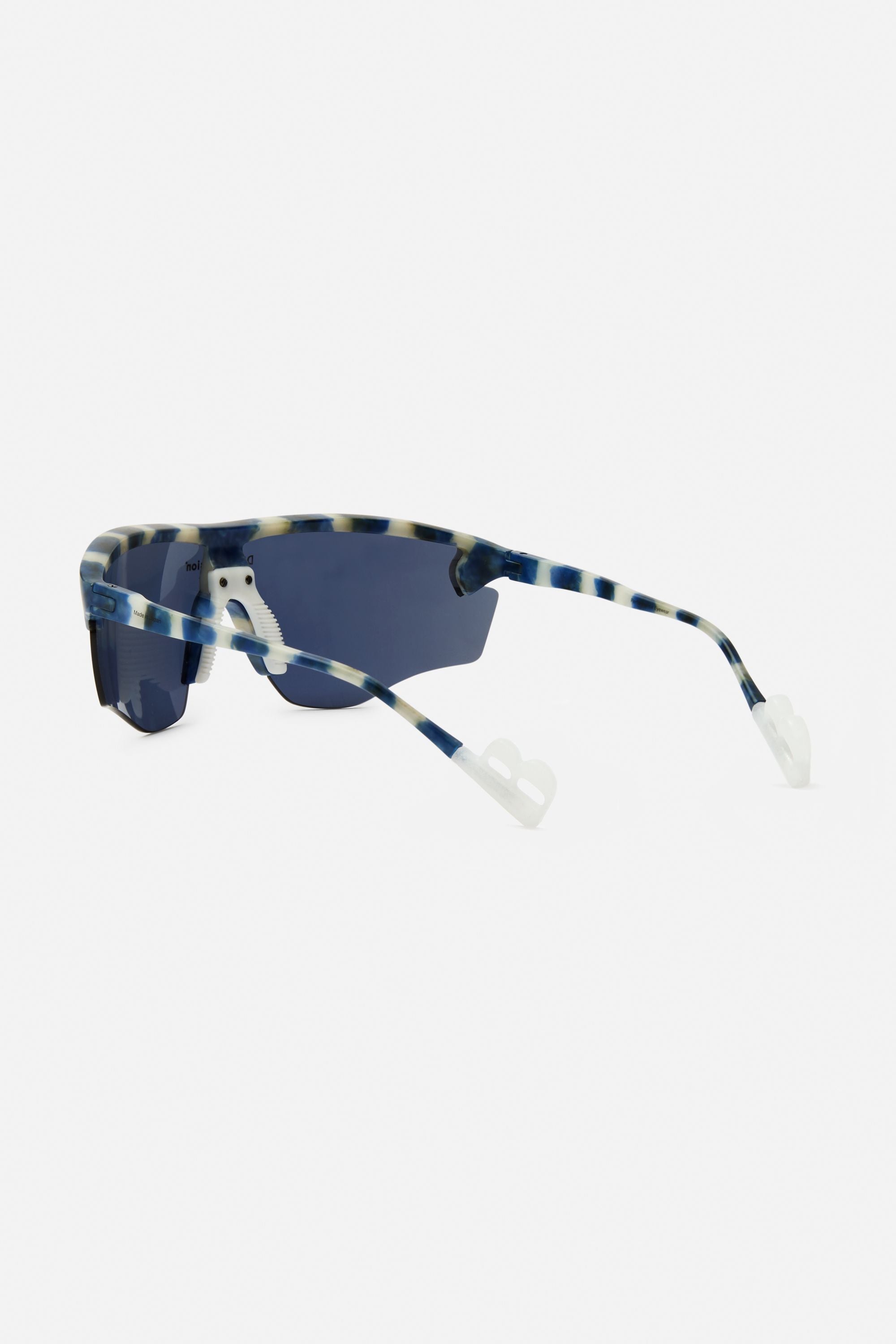 Junya Navy Mosaic/D+Silver Flash Mirror