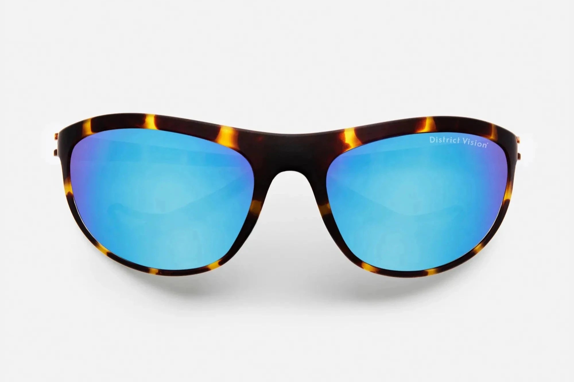 District Vision Takeyoshi Tortoise/D+Blue Mirror – EYEBRANDS