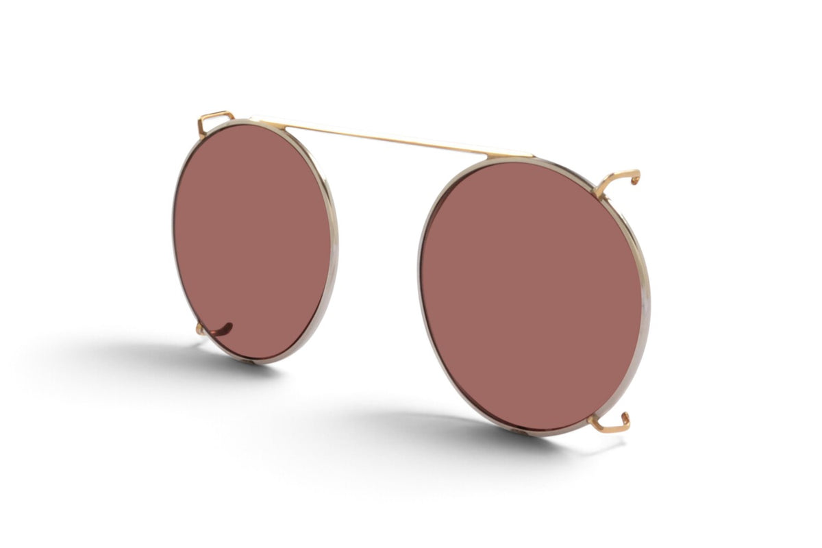 Hopkins Shades - Sun Clip Silver/gold + Berry