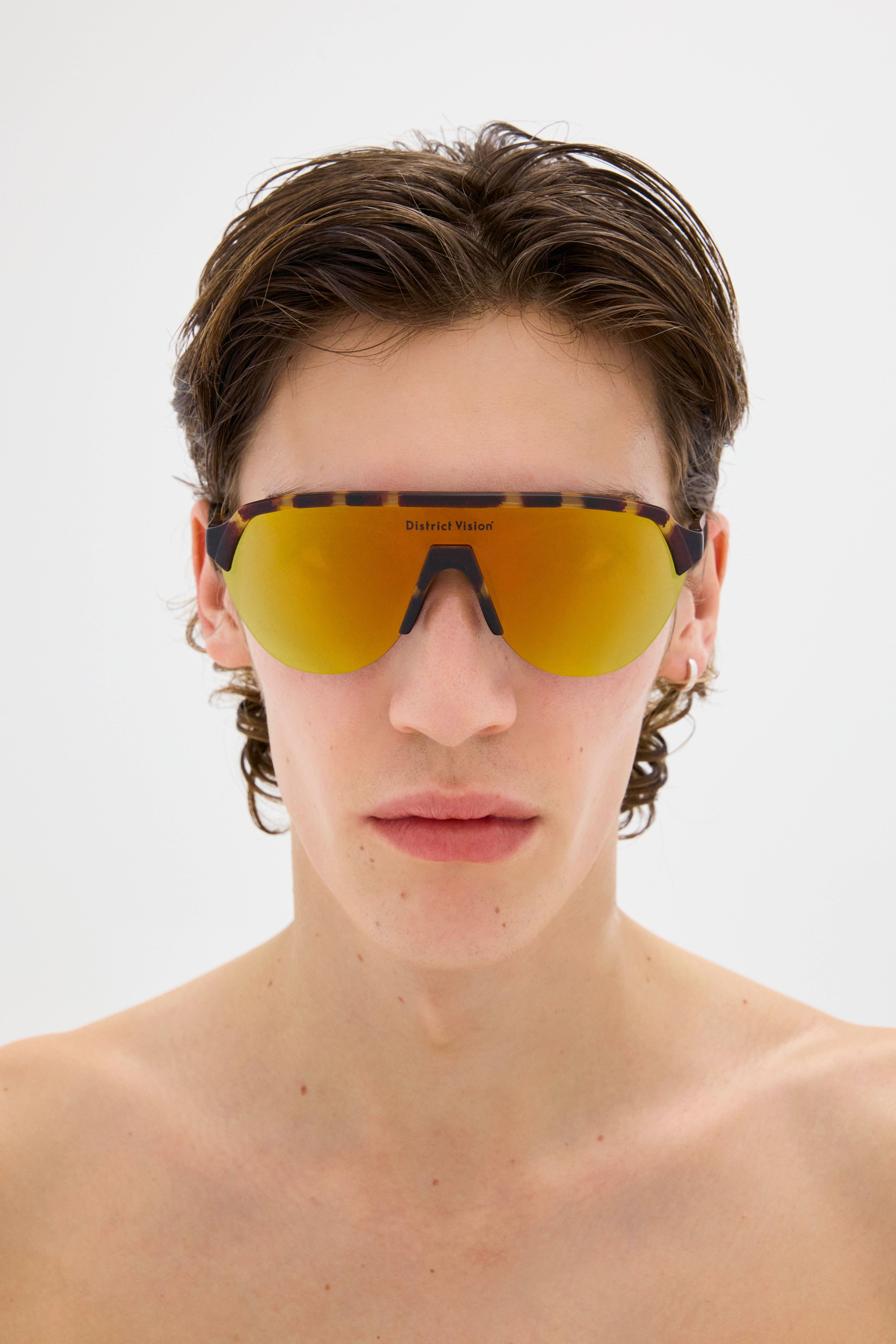 District Vision Nagata Tortoise/D+ Amber Mirror – EYEBRANDS