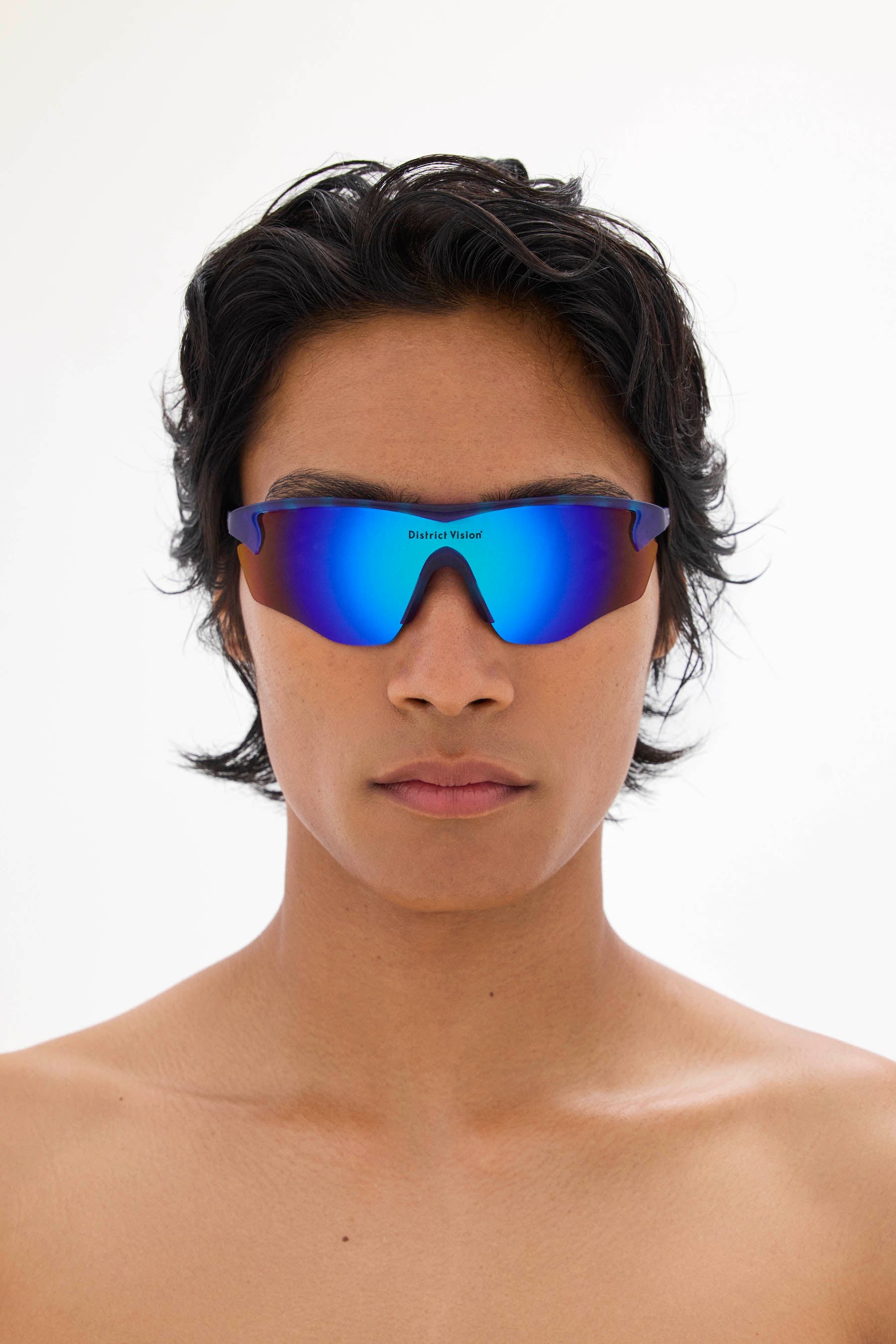 Junya Violet Tortoise/ D+ Indigo Mirror