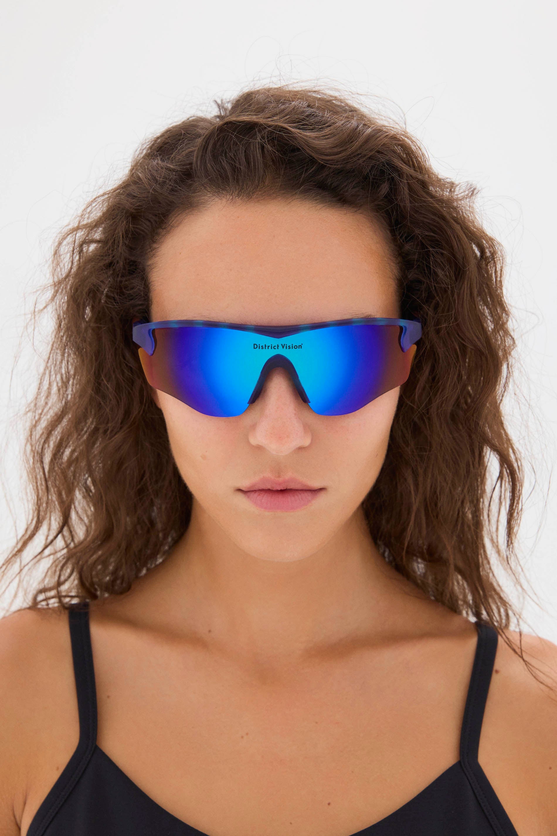 Junya Violet Tortoise/ D+ Indigo Mirror