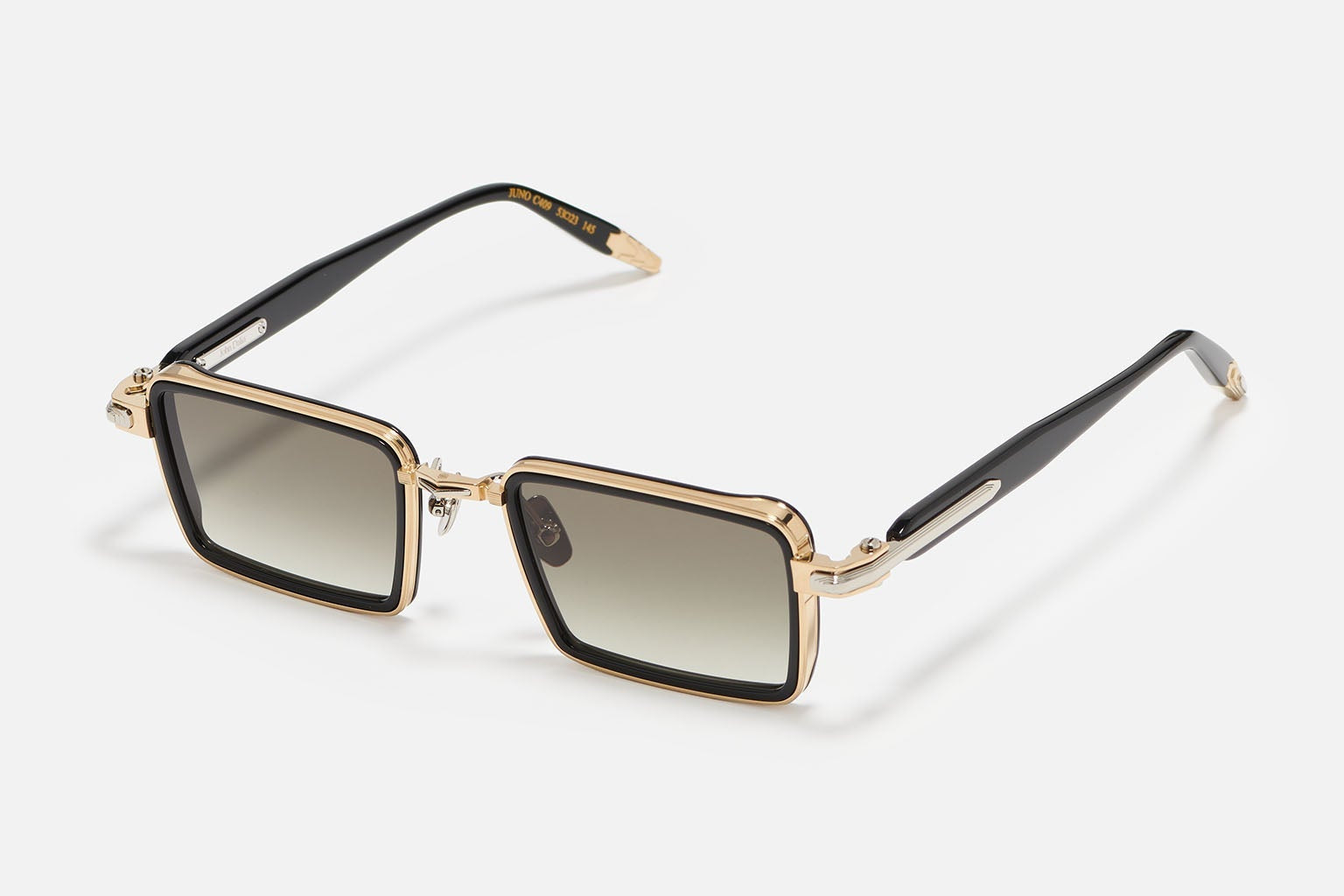 Juno C409 Shiny Black/yellow Gold/platine Plated