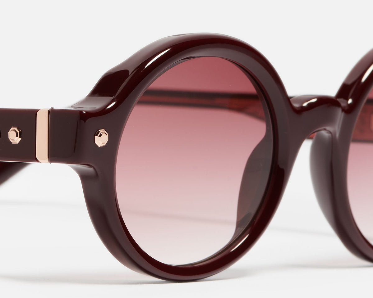 P13 C182 Deep Burgundy/rose Gold