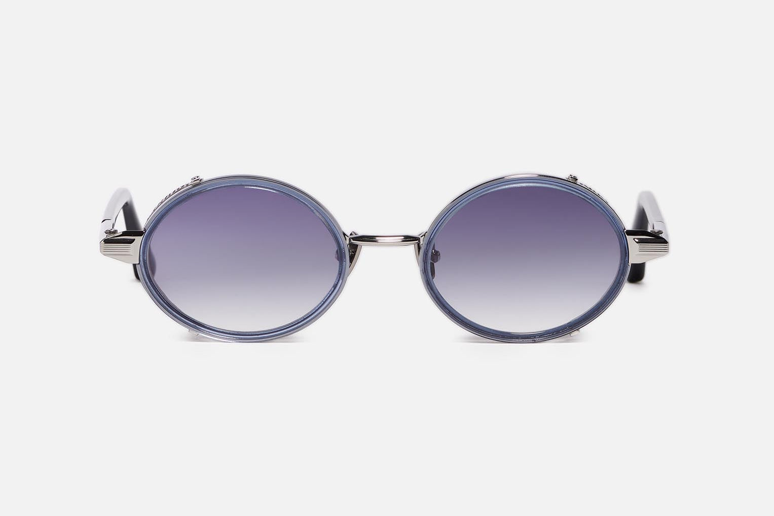 Steve C425 Dark Blue Translucid/ruthenium Plated
