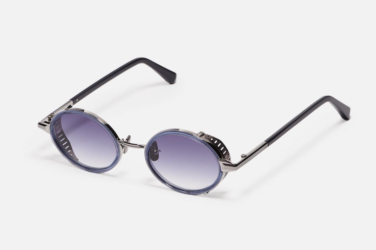 Steve C425 Dark Blue Translucid/ruthenium Plated